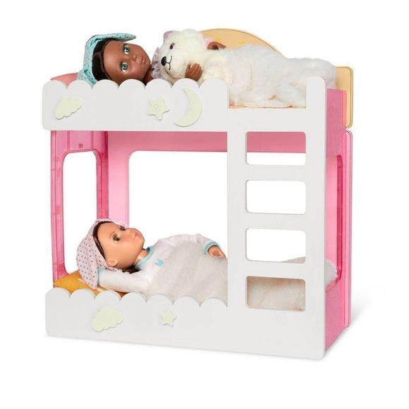 Glitter Girl Other - Glitter Girl Comfy Clouds Bunk Bed Bedroom Furniture Set 14″ Dolls